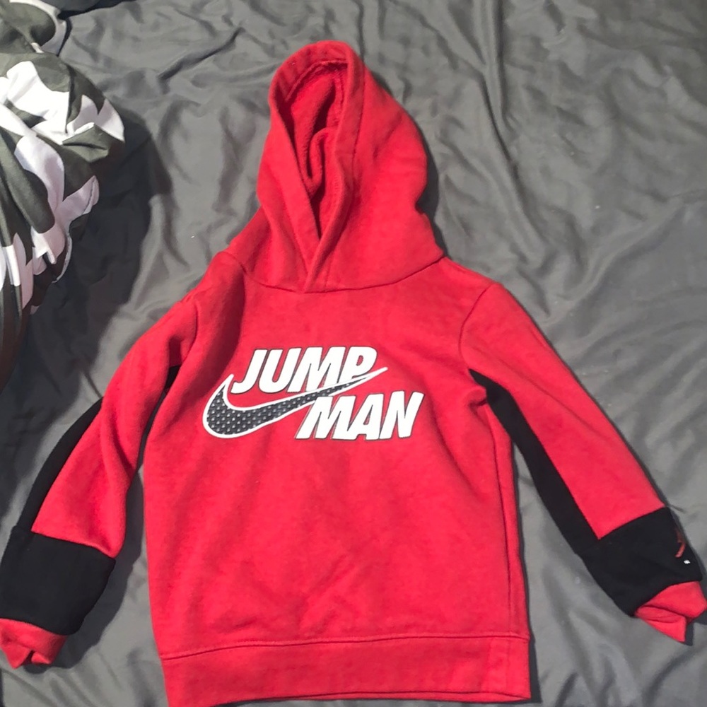 Jordan Red Jumpman Hoodie Kids 2/3years
